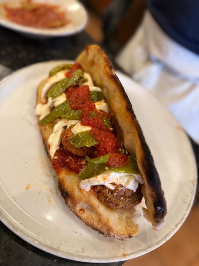 Meatball Panzone.