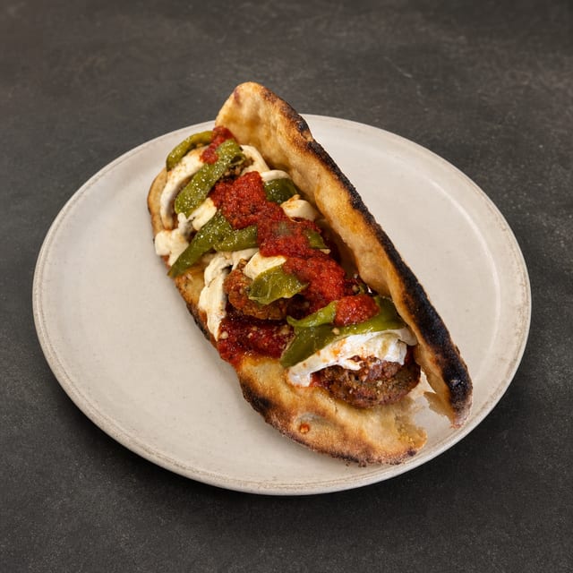 Meatball Panzone.