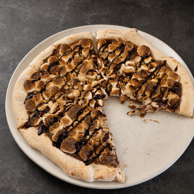 Nutella S'mores Pizza.