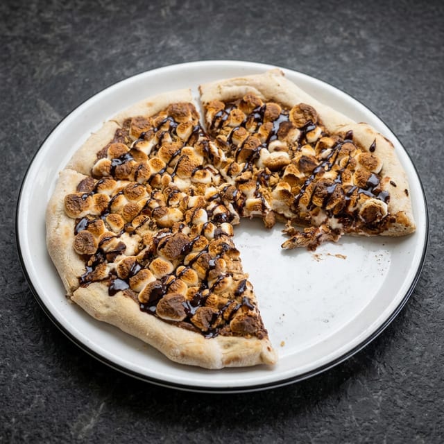 Nutella S'mores Pizza.